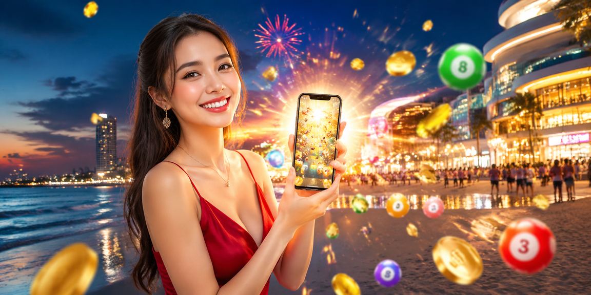 Hình ảnh Vũng Tàu với sòng xố số và bãi biển